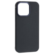Чохол Apple iPhone 15 Pro, Dulero Metal Leather, MagSafe, Синій