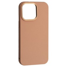 Чохол Apple iPhone 16 Pro, Dulero Metal Leather, MagSafe, Рожевий