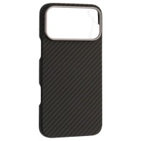 Чохол Apple iPhone 17 Pro, KEVLAR, MagSafe, Чорний