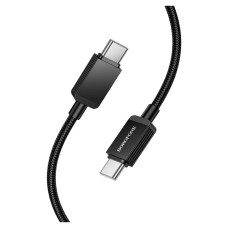 USB кабель Borofone BX120 Placer, Type-C, 1.0 м., Черный