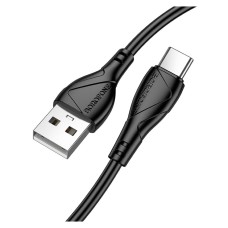 USB кабель Borofone BX121 Energy, Type-C, 1.0 м., Чорний