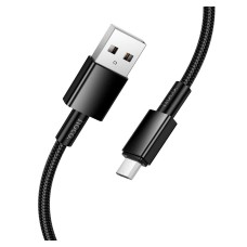 USB кабель Hoco X119 Energy, MicroUSB, 1.0 м., Чорний
