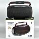 Колонка Bluetooth Hopestar H80, Черный