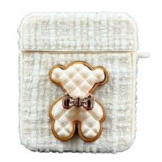 Чохол Apple AirPods, AirPods 2, Bears, Білий