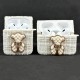 Чохол Apple AirPods, AirPods 2, Bears, Білий