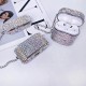 Чохол Apple AirPods Pro, Luxury Sparkling Diamond, Золотий