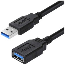 USB кабель ColorWay CW-CBUF075-BK, USB, 1.8 м., Черный