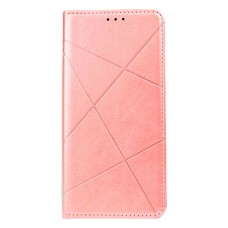Чохол-книжка Xiaomi Poco C71, Redmi A5, Business Leather, Рожевий