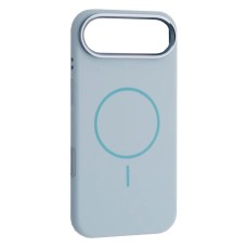 Чохол Apple iPhone 17 Air, Air Beats Metal Camera, Sky Blue, MagSafe, Блакитний