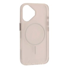Чехол Apple iPhone 16, Space Matte Drop Protection, MagSafe, Прозрачный
