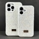Чехол Apple iPhone 16, Swarovski Diamonds, Серебряный