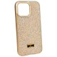 Чехол Apple iPhone 16, Swarovski Diamonds, Бежевый