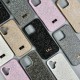 Чехол Apple iPhone 16, Swarovski Diamonds, Бежевый