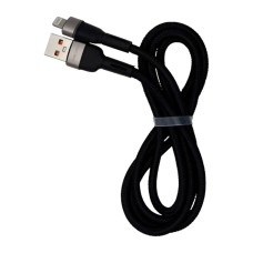 USB кабель Live Lead Apple iPhone SE 2022, iPhone 14 Pro Max, iPhone 14 Plus, iPhone 14 Pro, iPhone 14, iPhone 13 Pro, iPhone 13 Mini, iPhone 13, iPhone 13 Pro Max, iPhone 12 Mini, iPhone 12 Pro Max, iPhone 12 Pro, Lightning, 1.0 м., Чорний