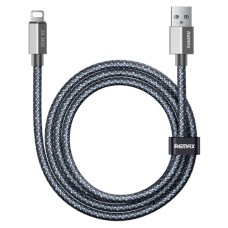 USB кабель Remax CB01 Phantom Apple iPhone SE 2022, iPhone 14 Pro Max, iPhone 14 Plus, iPhone 14 Pro, iPhone 14, iPhone 13 Pro, iPhone 13 Mini, iPhone 13, iPhone 13 Pro Max, iPhone 12 Mini, iPhone 12 Pro Max, Lightning, 1.2 м., Чорний