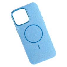 Чохол Apple iPhone 13, Color Glitter, MagSafe, Блакитний