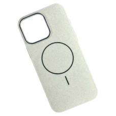Чохол Apple iPhone 15 Pro Max, Color Glitter, MagSafe, Срібний