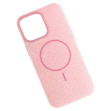 Чохол Apple iPhone 15 Pro Max, Color Glitter, MagSafe, Рожевий