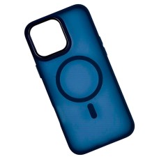 Чохол Apple iPhone 16, Color Matte, MagSafe, Синій