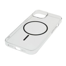 Чехол Apple iPhone 14, Air Beats Transparent, MagSafe, Прозрачный