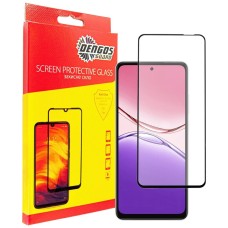 Захисне скло OPPO A5x, Dengos, Чорний