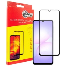 Захисне скло Samsung A075 Galaxy A07, Dengos, Чорний