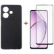 Чохол OPPO A40, A40M, Dengos Carbon, Чорний