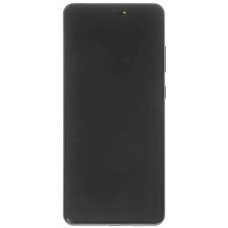 Дисплей Samsung G988 Galaxy S20 Ultra, з сенсором, з рамкою, TFT, Чорний