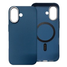Чохол Apple iPhone 17, Piblue Carbon Glacier, MagSafe, Синій