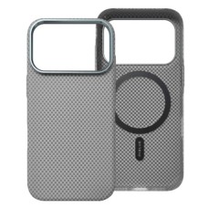 Чохол Apple iPhone 17 Pro, Piblue Carbon Glacier, Titan Grey, MagSafe, Сірий