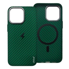 Чохол Apple iPhone 13 Pro Max, Piblue Suction, MagSafe, Зелений