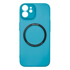 Чохол Apple iPhone 12, Piblue Suction, MagSafe, Синій