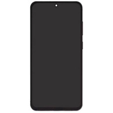 Дисплей Samsung S926 Galaxy S24 Plus, (High quality), з сенсором, з рамкою, Чорний