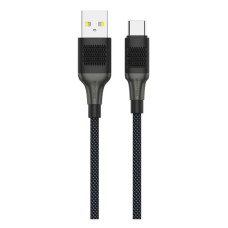 USB кабель SENTEO SM-04 Eplosid, Type-C, 1.0 м., Чорний