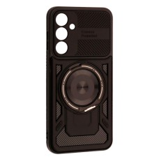 Чохол Xiaomi Redmi 15C, Protective Ring, MagSafe, Чорний