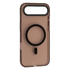 Чохол Apple iPhone 17 Air, Silver Shield, Transparent Black, MagSafe, Чорний
