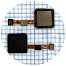 Шлейф ZTE Blade A52, зі сканером відбитка пальця, Сірий