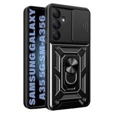 Чохол Samsung A355 Galaxy A35, A356 Galaxy A35 5G, BeCover Military, Чорний