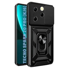 Чохол Tecno Spark 20 Pro, BeCover Military, Чорний