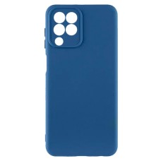 Чохол Samsung M336 Galaxy M33 5G, GETMAN Liquid Silk, Navy Blue, Синій