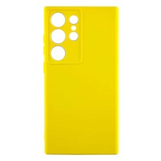 Чохол Samsung S928 Galaxy S24 Ultra, GETMAN Liquid Silk, Flash, Жовтий