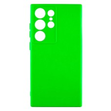 Чохол Samsung S928 Galaxy S24 Ultra, GETMAN Liquid Silk, Neon Green, Салатовий