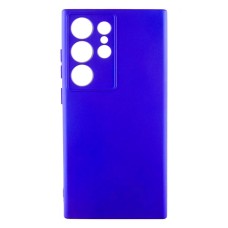 Чохол Samsung S928 Galaxy S24 Ultra, GETMAN Liquid Silk, Iris, Синій