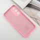Чохол Samsung Galaxy S24, GETMAN Liquid Silk, Рожевий