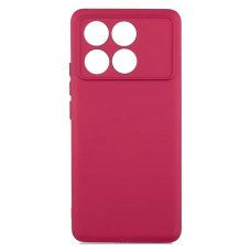 Чохол Xiaomi Poco X6 Pro, Redmi K70E, GETMAN Liquid Silk, Marsala, Бордовий