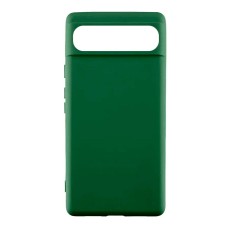 Чохол Google Pixel 7a, GETMAN Liquid Silk, Dark Green, Зелений