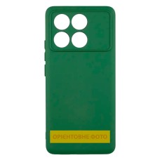 Чохол Xiaomi Poco X6, Redmi Note 13 Pro 5G, GETMAN Liquid Silk, Dark Green, Зелений