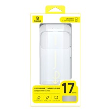 Захисне скло Apple iPhone 17 Pro Max, Baseus, Чорний