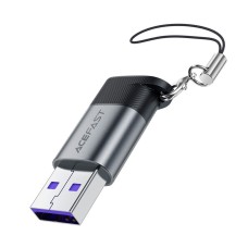 Переходник Acefast J8, Type-C, USB, Серый