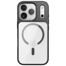 Чехол Apple iPhone 17 Pro Max, Rock Guard Transparent, MagSafe, Черный